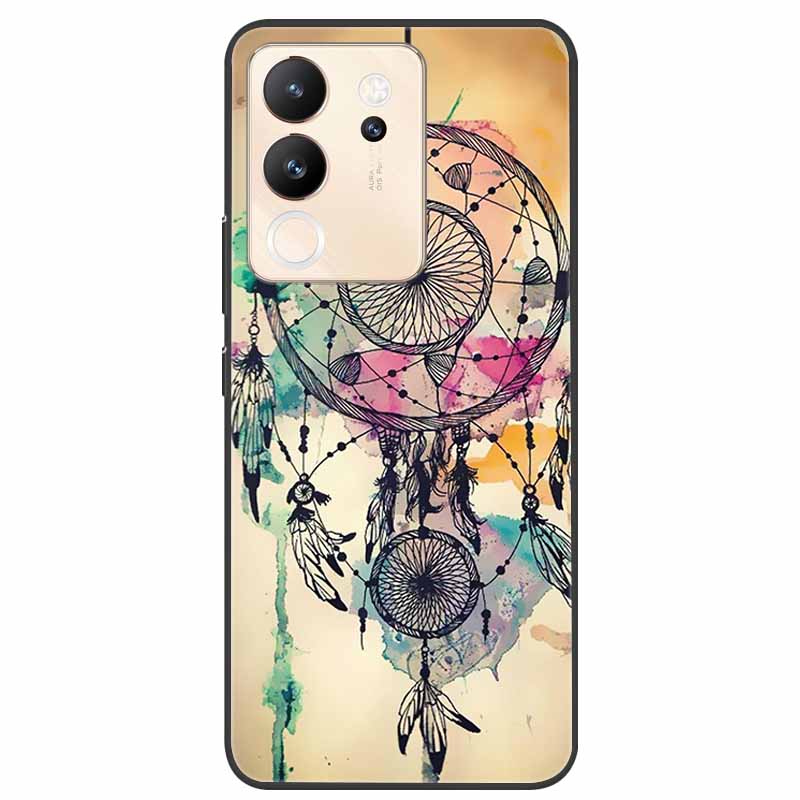 For Vivo V30 Lite Case 6.67'' Silicone Painted Soft TPU Protective Cover for Vivo V 30 Lite 5G Phone Cases V30Lite V2314 Cartoon