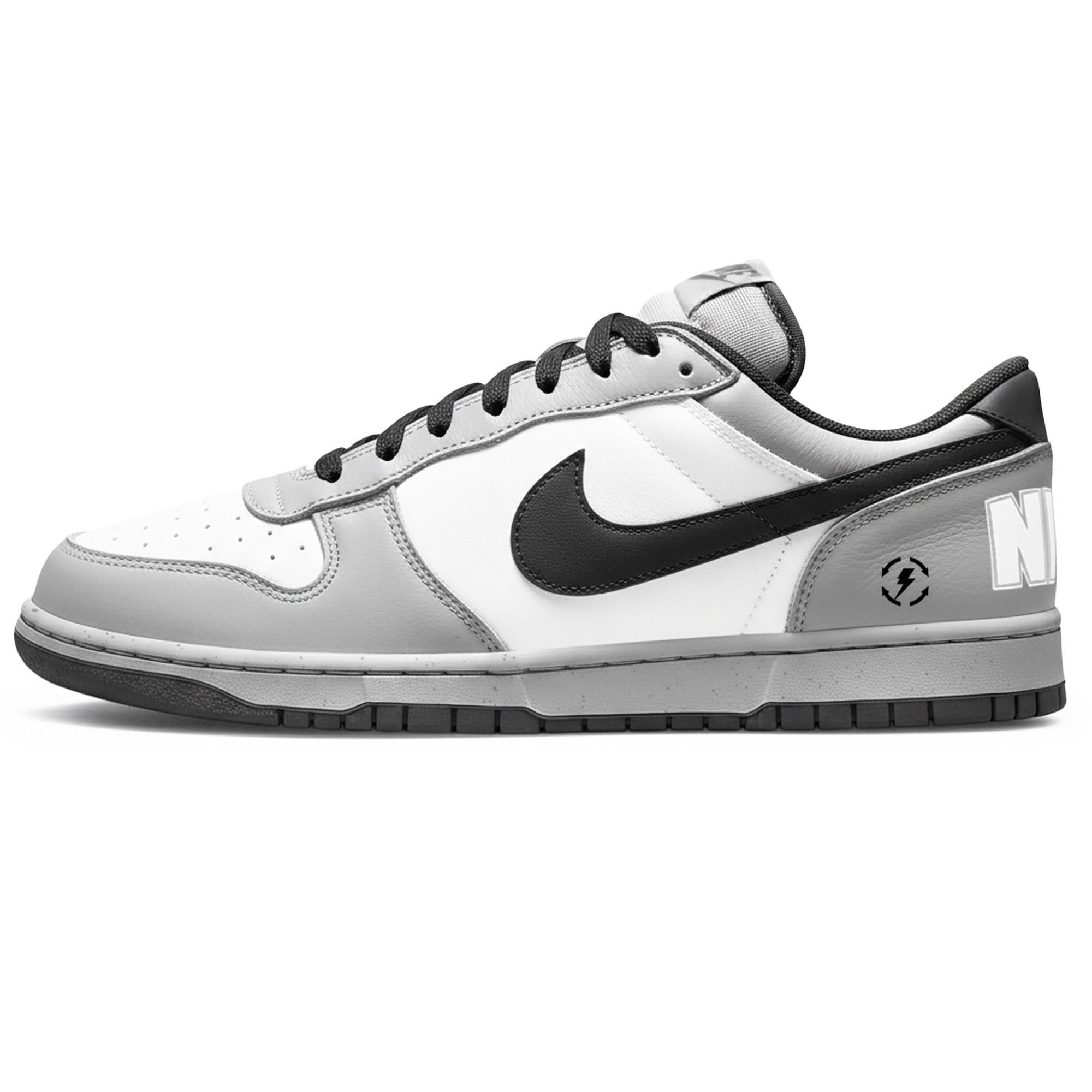 

Nike Big Cloud Between Gray Moon Cow Leather Abrasion Resistant Slip Resistant Low top Skateboard Shoes Unisex 355152-017(Team2070-) 40