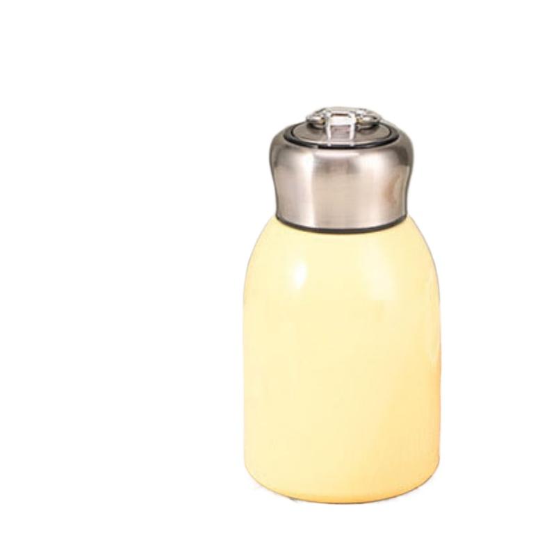 New High-value Mini Chubby Big Belly Cup 304 Stainless Steel Vacuum Thermos Cup Portable Carrying Ring Accompanying Cup