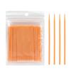 100 Macaron Cotton Swabs for Eyelash Extensions - Small Grafting & Cleaning Micro Brushes