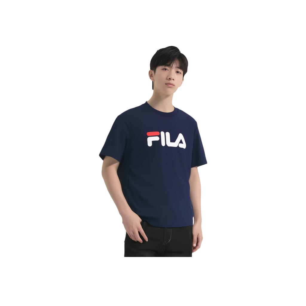 New FILA T Shirts Unisex Dark Blue FS2RSH2102X-DNA