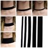 Svart Sammet Choker Halsband Goth Gotisk Handgjord Retro Burlesk Smycke