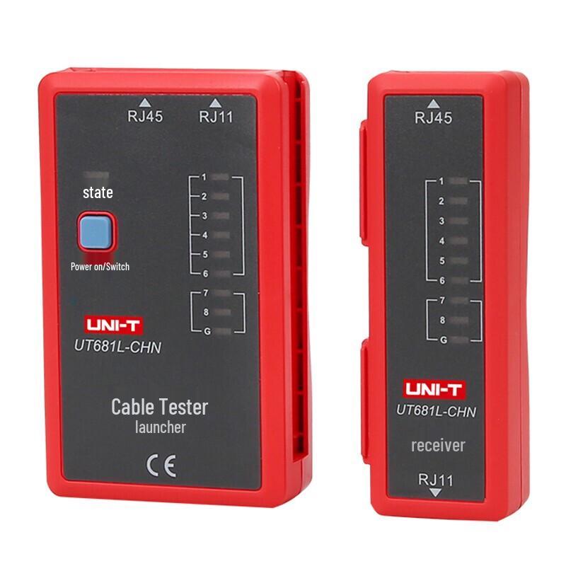 UNI-T UT681L RJ45/RJ11 Kabeltester und Drahtverfolger (CN-Version)