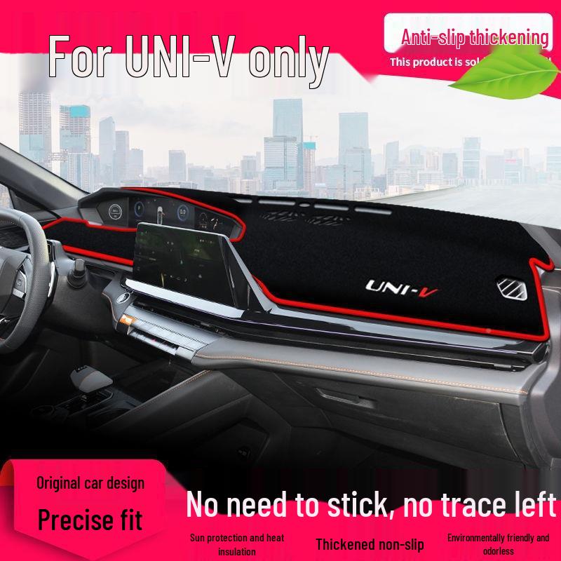 Changan UNI-V Center Console Sun Shade Pad - Dashboard Heat Insulation & Protection Pad, Modified Decoration.
