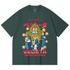 230 Gsm 100% Cotton Dragon Ball V52 Super Saiyan Vegeta Print Unisex Heavy Cotton T Shirt