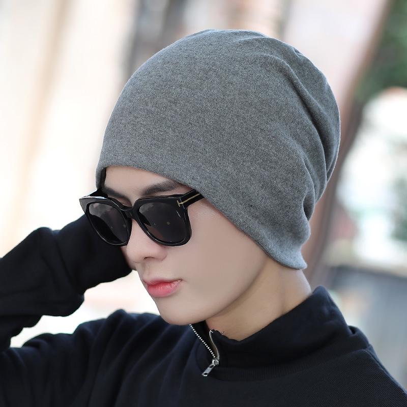 Cappello Pullover e Scaldacollo da Uomo per Esterno Anti-Freddo: Berretto antivento per ciclismo Autunno/Inverno