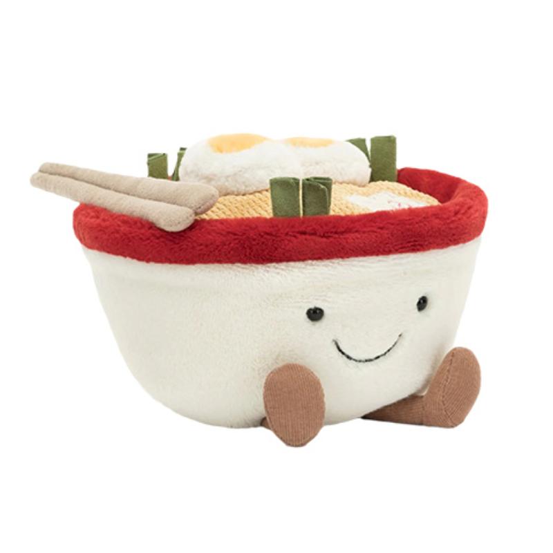 JELLYCAT Fun Food Series Noodles Cute Doll Plush Doll 12cm Height