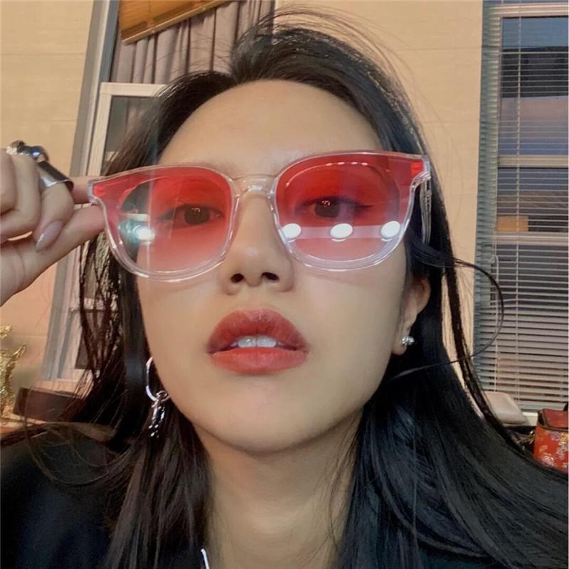 New personalized hip hop oval street shot sunglasses men and women trend sunglasses Internet celebrity glasses s