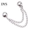 Clothing Adjustment Accessory Magnetic Clips for Pants Sleeve Hem, Multi-Function Fabric T-shirt Hem Clip Holder with Chain, Detachable Strong Magnet