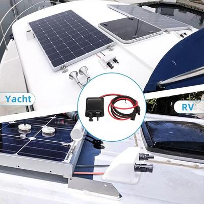 Multifunktionales Solarpanel-Kabeldurchführung Set Enthält Kupferdraht Einfache Installation für Camper Wasserdichtes ABS Design