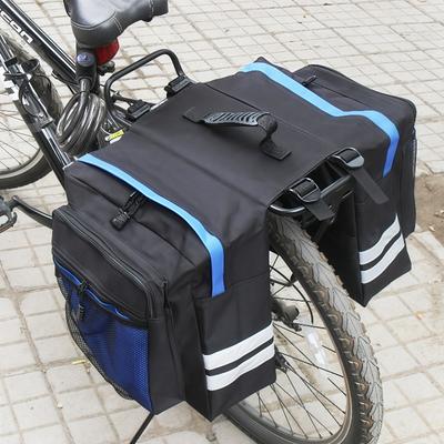 Radfahren Doppelseitiger Gepäckträger Fahrrad 2 in 1 Camo Kofferraumtasche Mountain Road Fahrrad Hecksitz Packtasche Gepäckträger Fahrradtasche