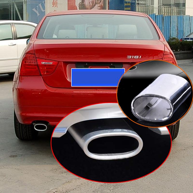 Stainless Steel Car Exhaust For Bmw 3 Series X1 E84 E87 E81 E90 E91 E92 E93 318i 318d 320i X3 Tail Muffler Tip Pipe High Quality