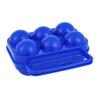 Bærbar eggebeholder Kraftig 2/4/6 roms oppbevaringsboks for egg Kjøkken Utendørs Camping Piknik Sammenleggbar eggorganisator Holder Bæreveske Klemme