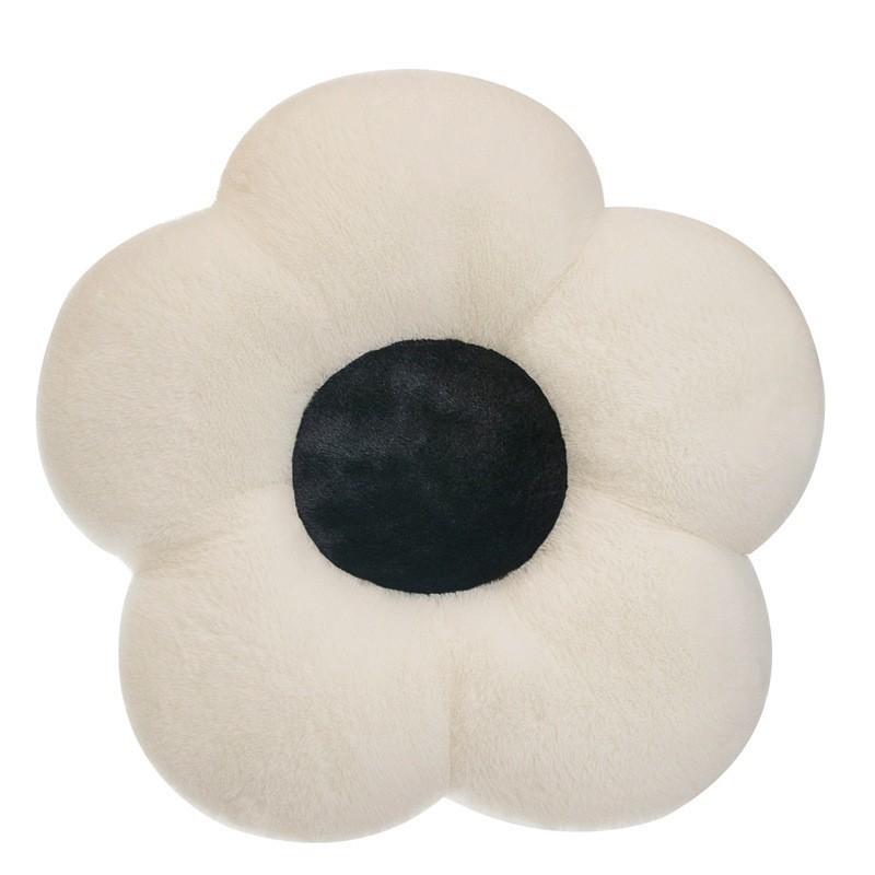 Rabbit Fur Flower Seat Cushion Plush Toy Candy Color Sunflower Throw Pillow Small Daisy Pillow Office Cushion