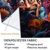Mad Scientist Monster Surreal Art Tapestry, Colorful Psychedelic Wall Hanging, Wall Art Decor for Bedroom Living Room Dorm