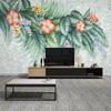 Photo Wallpaper Modern Hand Painted Tropical Plants Flowers And Birds Murals Living Room Tv Sofa Bedroom Home Decor Wall Mural