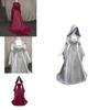 The Ultimate Wedding Dress Solid Color Hooded Design