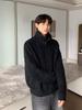 Herren Weicher Reißverschluss-Strickjacke Pullover mit hohem Kragen - Neuer Koreanischer Herbst/Winter Stil