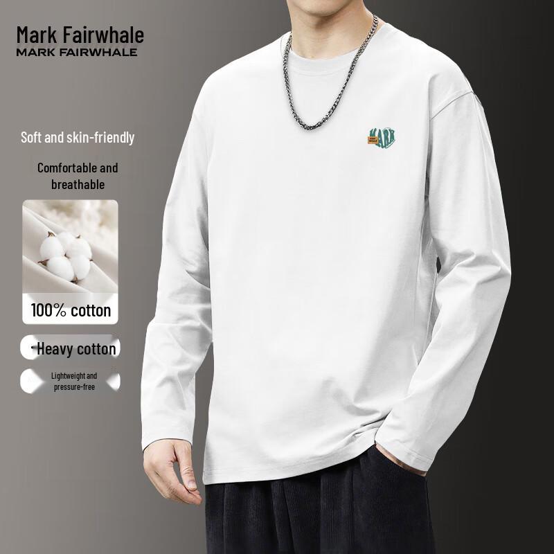 Mark Fairwhale Men s Heavyweight Cotton Long-Sleeve T-Shirt 4XL