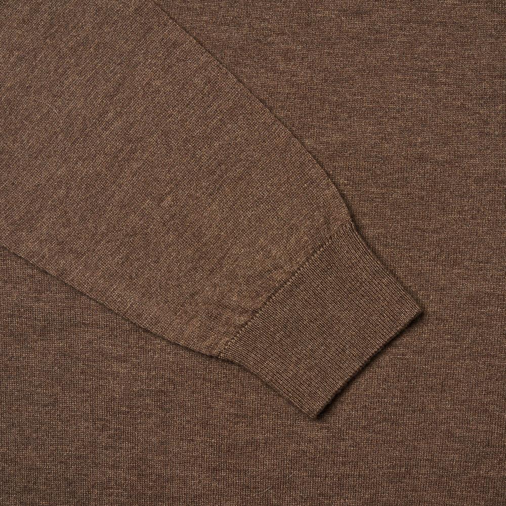 VERNO 24Fw Round-Neck Knit Brown