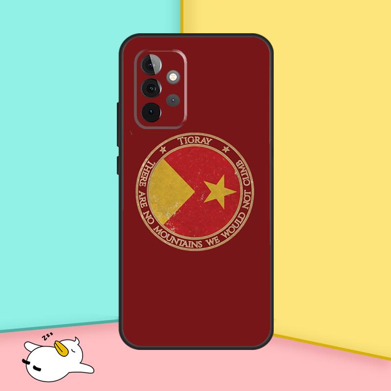 Tigray Flag Case For Samsung Galaxy A53 A13 A23 A33 A17 A06 A16 A56 A36 A54 A34 A14 A52 A32 A15 A35 A55
