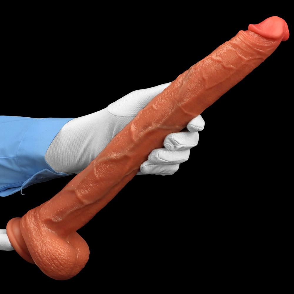 Großer Flüssigsilikon Langer Dildo Simulierter Penis Buttplug Fisting Sexspielzeug Strap-on Schwanz Großer Schwanz Realistischer Schwanz