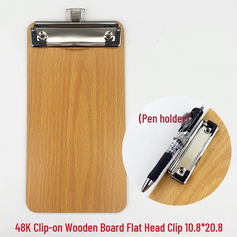 A4 Clipboard with Pen Holder, A5 Writing Pad, A3 Wooden Menu Holder, Cardboard Stationery Board