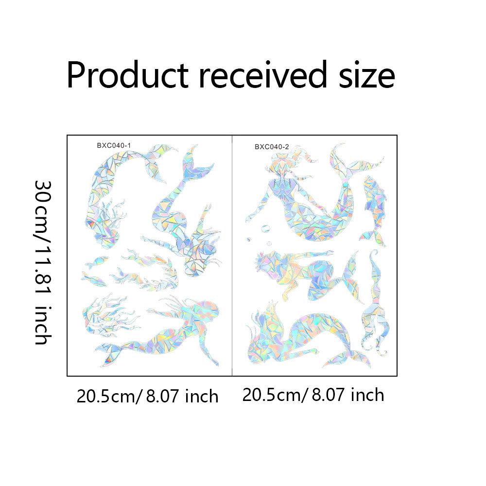 

Подводный мир Русалка Водоросли Стеклянные двери и окна Украшение дома Наклейки на окна