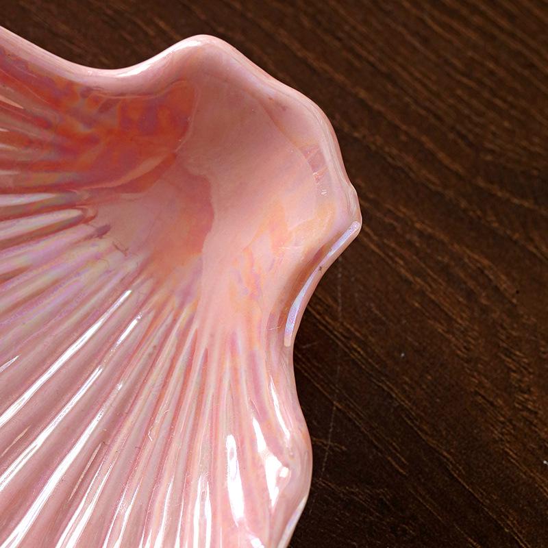 Portagioie in Ceramica Nordic a Forma di Conchiglia - Vassoio Personalizzabile per Conservazione