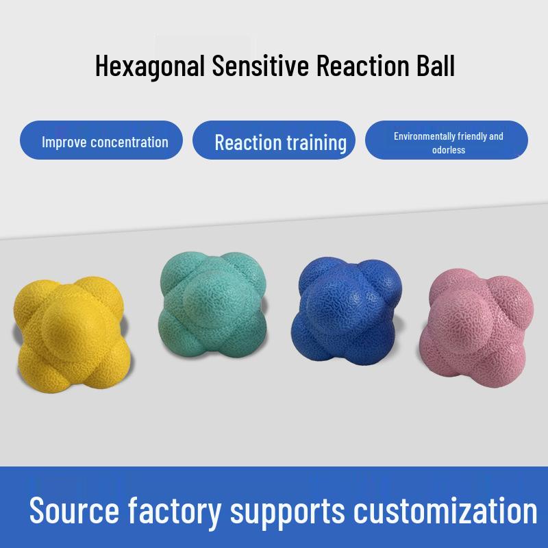 Hexagonal Agile Reaction Ball: Sensory Integration & Hand-Eye Coordination Trainer for Kids