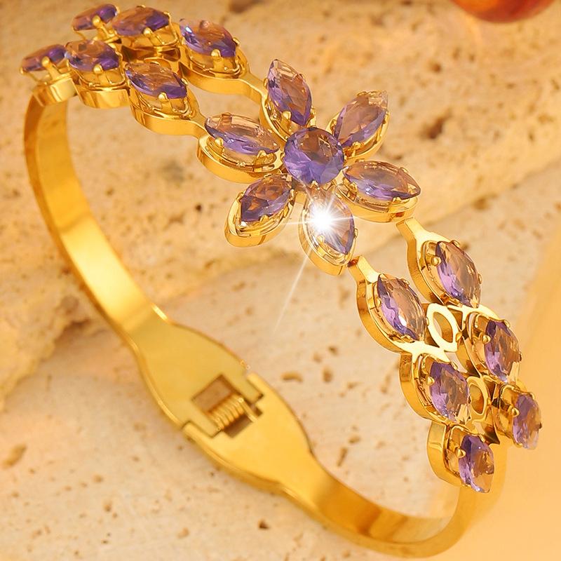 Titanium Steel Light Luxury Hexagram Bracelet Fashionable and Versatile Jewelry Bracelet