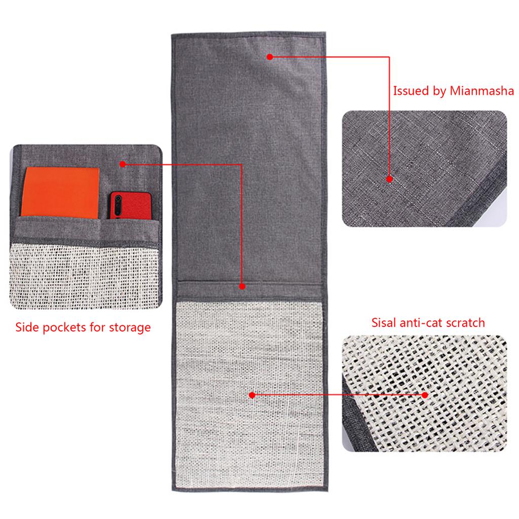 Sisalmatte Schützt Ihr Sofa vor Kratzern Einfache Installation Schützt Couch für Wohnungskatzen Heimtierbedarf