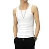 Men Summer Vest Sleeveless Pure Color O Neck Slim Fit Elastic Pullover Soft Breathable Gym Exercise Sports Tank Top