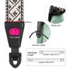 Adjustable Guitar Strap  Acoustic Guitar Shoulder Belt Strap with Leather Ends Stringed Instrument Accessories