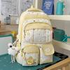 Schoolbagins College Style Cute Large Capacity Casual Backpack Female High School Student Junior High School Student Class School Bag Make-up Bag