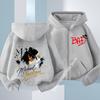 Felpa con cappuccio e zip per bambini, cardigan, top rosa per bambina e nero per bambino, felpa con cappuccio per bambini dai 3 ai 12 anni, autunno, cappotto stile Michael Jackson con zip