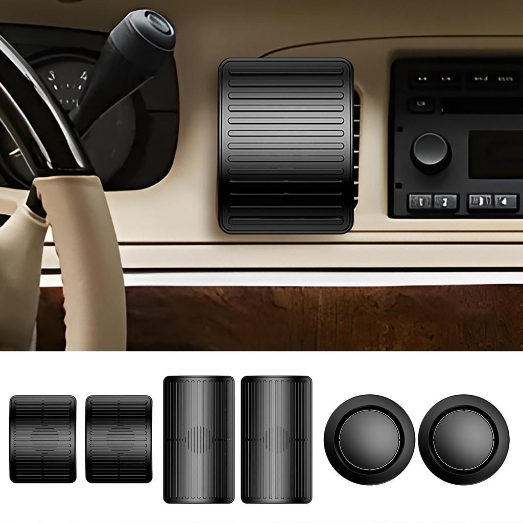 Car Air Conditioning Deflector Vehicle Air Conditioning Deflector Wind Shield 2 Pieces Easy Install Redirector Detachable For