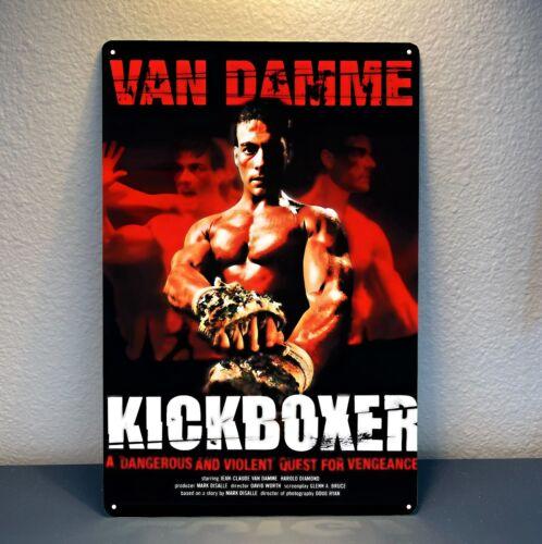 Kickbpoxer Van Damme Movie Metal Poster Collectable Tin Sign 20x30cm aluminum aluminum 20x30cm