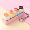 Bread Style  Keychain 1PC Creative Stress Relief Toy Cute Bag Accessory for Student Daily Use