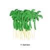 10pcs Hawaiian Party Cupcake Toppers Flamingo Trees Luau Summer Tropical Party Cake Decoration Birthday Party Wedding Supplies