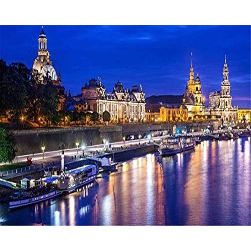 Volle Runde 5D DIY Diamant Malerei Kreuzstich Planet Aurora Nacht Landschaft Mosaik handgemachte Geschenk Kunst