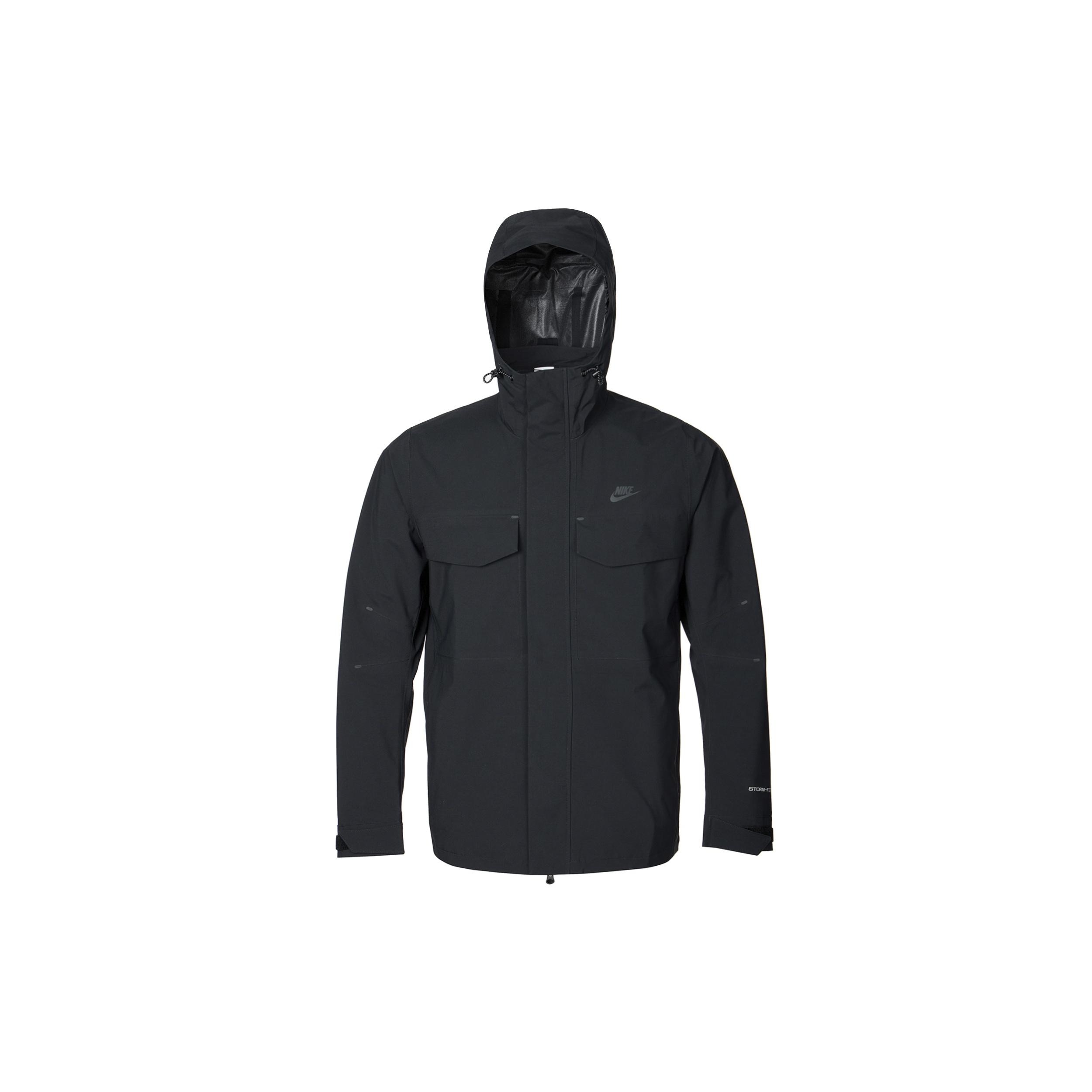 Nike Storm-fit Adv M65 Sports logo Casual Solid Color Hooded Jacket Black Men s DD6873-010 S