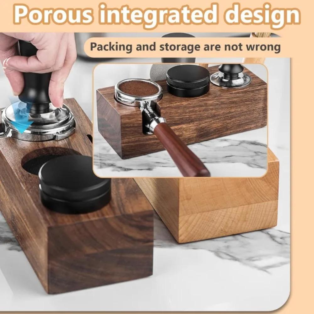 Non Slip Coffee Tamper Holder 3 in 1 Coffee Tamper Base Multi-functional Portafilter Holder Cafe
