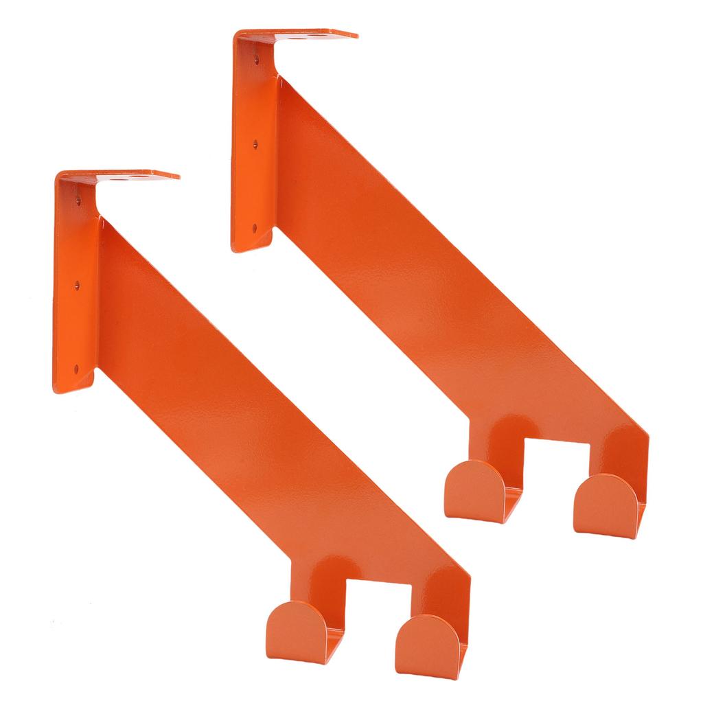 2PCS Chainsaw    Stainless Steel Wall Mount Heavy Duty Chainsaw Hold  Garage Storage   for Home Workshop Orange