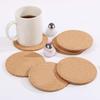 12 Pcs Cork Coaster for Drink, Absorbent Heat Resistant Reble Tea or Coffee Coaster, Blank Coasters for Crafts,Warm Gifts Cork Coasters for Relatives