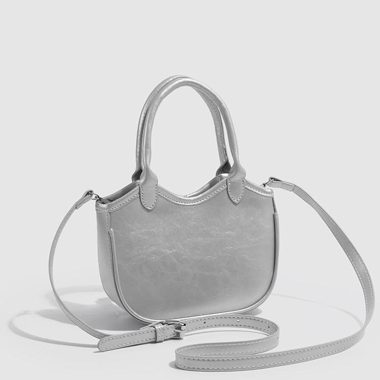 2025 Super Popular Simple All-Match Niche Food Basket Handbags Women's Spring and Summer New High-Grade Crossbody Bucket Bag