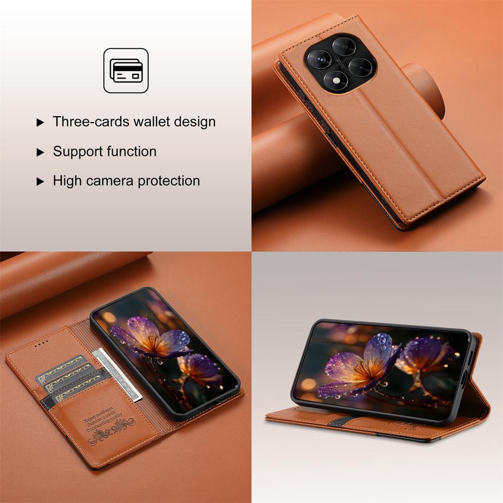 Luxus Flip Leder RFID Geldbörse Handyhülle für XIAOMI Redmi Note 10 11 12 13 14 Pro Plus 12S 11A 13C 14C 4G 5G Magnetische Hülle