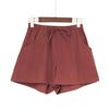 Women Fashion High Quality Summer Casual Cotton Linen Shorts Female Plus Size High Waist Streetwear Short Pants