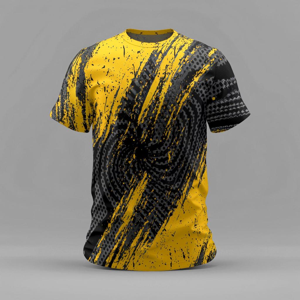 Pánské sportovní tričko do posilovny Pánské fitness tričko Ležérní trička s krátkým rukávem Rychleschnoucí oblečení Top Oversized tričko Streetwear