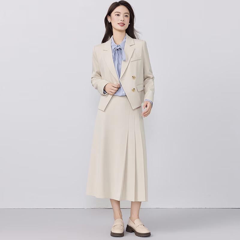 Women's Professional Blazer and Skirt Set